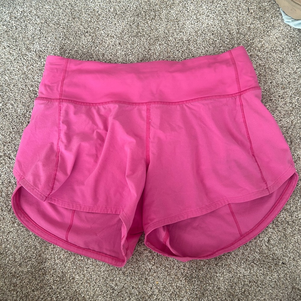 Lululemon speed up short - pink